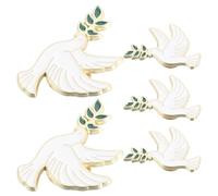 DOITOOL 5 Piezas Broche Elegante de Aleación de Zinc con Diseño y Rama, Ligero y Símbolo para Aves y Defensores