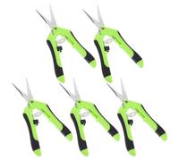 DOITOOL 5 Tijeras de Podar para Jardinería Mango Plástico, Acero Inoxidable Resistente, Tijeras Manuales para Ramas y Árboles Frutales, Herramienta Ligera para Corte Preciso en Jardín