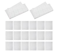 DOITOOL 50 Hojas de Papel de Caligrafía Xuan de Arroz con 20 Cuadrículas, Absorción Óptima de Tinta, Pulpa de Bambú, Adecuado para Práctica de Caligrafía para Principiantes