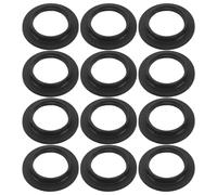 DOITOOL 50 Piezas Anillos Adaptadores de Pantalla para Portalámparas E12/e14 en Plástico Negro Diámetro Interior de 32 y 33mm, Instalación Sencilla y Diseño Preciso para Lámparas de Techo