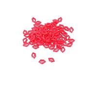 DOITOOL 50 Piezas De Accesorios Para Fundas De Teléfono Móvil Adornos Para Ropa Pegatinas Rojas Color Aleatorio
