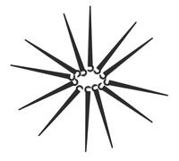 DOITOOL 50 piezas Estacas Soporte de Riego por Goteo Anclaje para Mangueras de Jardín Accesorio para Sistema de Riego Automático Herramienta Resistente para Horticultura y Agricultura