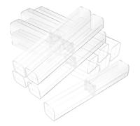 DOITOOL 50 Piezas Estuche para Lápices Transparente De Estuches Individuales para Bolígrafos Cajas Vacías para Lápices Estuches para Guardar Bolígrafos Caja Expositora Oficina o Escuela