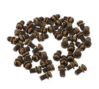 DOITOOL 50 Unidades Tornillos para Aspa de Ventilador de Techo 1/4-20x3/8 de Acero al Carbono, Compatibles y Duraderos para Recambio en Hogar y Ventilador de Techo