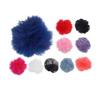 DOITOOL 50piezas Cubiertas De Micrófono Antiviento De Piel Furry Para Protección De Micrófonos Grabaciones Al Aire Para Entrevistas y Producciones De Video