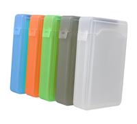 DOITOOL 5Piezas Estuche Protector De Disco Duro Caja De Almacenamiento De Plástico para HDD SSD Resistente y Polvo para Uso y Oficinas