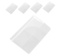 DOITOOL 5piezas Funda Pasaporte Transparente para Viajes Protector Documentos Ligero Bolsa Vacaciones