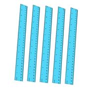 DOITOOL 5piezas Regla Plástica Recta Herramientas De Medición para Estudiantes y Oficina Útil para Dibujo y Matemáticas Aleatorios