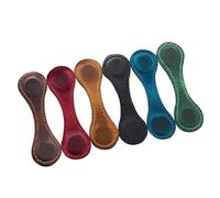 DOITOOL 6 marcadores magnéticos de cuero sintético para sujetar páginas, ideales para lectores y escritores. Ideal para lectura diaria, bibliotecas y oficinas.