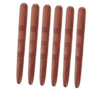 DOITOOL 6 Piezas Bastón de Masaje Manual de Madera para Acupresión y Salud Natural, Ligero y Portátil, Adecuado para Masaje en Casa y Alivio Muscular Eficaz