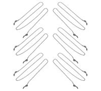 DOITOOL 6 Piezas Cadena para Gafas de Acero Inoxidable Diseño Antideslizante y Accesorios Fáciles de Usar, Adecuado para Largas Jornadas y Salidas Casuales