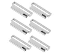 DOITOOL 6 Piezas Conector De Correa Cinturón Extensadores De Banda De Reloj Ver Suministros Adaptador De Correa De Reloj De Connector Watch Bands Plata Acero Inoxidable