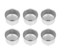 DOITOOL 6 piezas Embudos de Acero Inoxidable para Uso Doméstico Boca Ancha Mini Diseño Resistente y Práctico para Líquidos como Aceite y Vino Accesorios de Cocina Duraderos