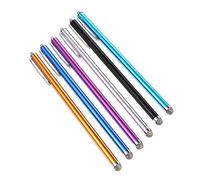 DOITOOL 6 Piezas Lápices Capacitivos Táctiles con Puntas de Extraíbles para Pantallas Capacitivas de Teléfonos y Tablets Diseño Alargado para Cómodo y Protección de Pantalla