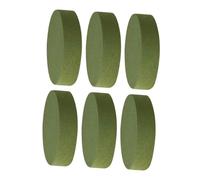 DOITOOL 6 piezas Masilla Floral Redonda para Arreglos con Fuerte Absorción de Agua Base Floral Ecológica para Flores Secas y Accesorio Práctico para Manualidades y Decoración