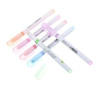 DOITOOL 6 Piezas Rotuladores Resaltadores con Puntas Curvas para Estudiantes y Planificación de Journaling Surtido de Tiempos para Escritura y Arte