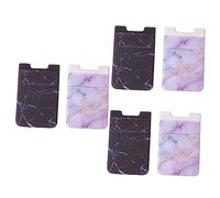 DOITOOL 6 Piezas Soporte para Celular Carcasa de telefono Phone Case Cartera de la Caja del teléfono Cartera de teléfono Billetera Adhesiva para teléfono Billetera para Celular Multicolor