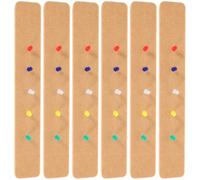 DOITOOL 6 Piezas Tiras y Tablero de Fieltro de Anuncios Autoadhesivas Material Resistente Fácil de Usar, Ideales para Pared para Oficina ycoración Creativa