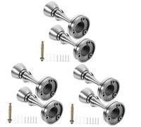 DOITOOL 6 Piezas Topes Magnéticos para Puertas de Suelo de Unidades Acero Inoxidable Resistente Diseño para Protección de Paredes y Sujeción Antiviento y Oficinas