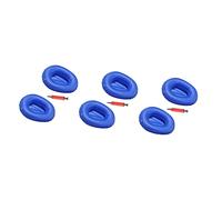 DOITOOL 6 Uds El Aire Paralizado Inflación Ancianos Incontinencia Azul Portátil Silla Pan Inflable Envejecido Inodoro Cama Orinal Professioanl Orinal Orinal Lavable Orinales
