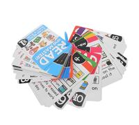 DOITOOL 64 hojas de tarjetas didácticas para el aprendizaje del idioma inglés: tarjetas para practicar la fonética del alfabeto para niños pequeños en edad preescolar y educación infantil.