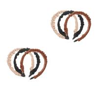 DOITOOL 6piezas Diademas Anchas Retro Para Mujer De Clásicos Accesorios De Cabello Elegantes y Versátiles Para Uso Diario