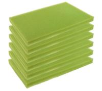 DOITOOL 6piezas Filtro de Esponja para Acuario de Material Filtrante de Algodón Esponja Gruesa para Peceras y Estanques Repuesto Reutilizable para Purificación de Agua de Acuarios