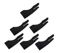 DOITOOL 6piezas Guantes De Pintura De Dos Dedos Guantes Para Dibujar y Pintar Tableta Para y Diseñadores Estudio o Taller