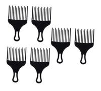 DOITOOL 6piezas Peine De Plástico De Gran Púas Anchas Para Peinar y Desenredar Cabello y Grueso Para Profesional Peluquerías Cuidado Personal