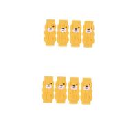 DOITOOL 8 Piezas Calcetines Antideslizantes para Perros Pequeños de Protector de Patas Suave y Cálido para Cachorros Calcetines de Pierna Antirrayaduras y Antideslizantes para Mascotas