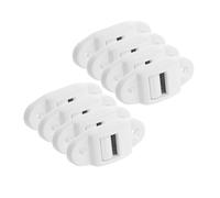 DOITOOL 8 Piezas Kit Guía para Correa de Persiana Enrollable con Cepillo Accesorio Reemplazo para Cinturón de Limpiador de Correas para Persianas con Silenciosa y Duradera