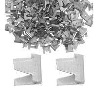 DOITOOL 800 Piezas Hebillas de Jaula de Alambre de Hierro Pequeñas para Mascotas Clips Resistentes para Jaulas de Aves con Cierre Seguro y Fácil Instalación Aptas para Conejos Pollos