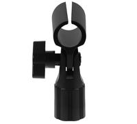 DOITOOL Abrazadera de Micrófono Ajustable para Mesa 17-25 Mm Clip Metálico y Adaptador Rosca 3/8, Soporte para Micrófono Entrevistas Grabación y Accesorios Profesionales