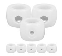 DOITOOL Accesorios para Futbolín 8 Piezas de Plástico para Mesa de Futbolín, Anillos de Ajuste y Posicionadores para Barra de Portería, Repuestos para Juegos de Mesa de Fútbol en