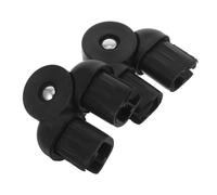 DOITOOL Accesorios para Sillas Reclinables 2 Piezas, Adaptadores de Bisagra de Plástico Resistentes para Sillones Plegables, Conectores Móviles para Sillas de Patio y Jardín, Repuestos