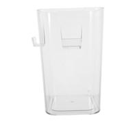 DOITOOL Acuario Colgante de Presión Negativa Transparente para Peces Betta con Diseño Externo Fácil de Instalar, Material Plástico y Forma de Cuenco para Oficinas y Salas de Trabajo