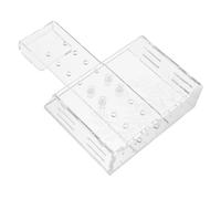 DOITOOL Acuático Plantador Transparente para Pecera Ligera para Plantas de Agua Fácil Instalación con Ventosa Vertical para Cultivo y Decoración de Plantas Acuáticas