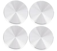 DOITOOL Adaptador Circular De Aluminio M8 para Mesas De Vidrio Antideslizante, Disco Redondo Sólido 60 Mm para Tapas De Cristal, 4 Piezas, Uso Muebles y Mesas De Té