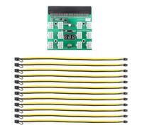 DOITOOL Adaptador de Fuente de Alimentación para Servidor 12V Cable de Conector de 6 Contactos a 8 Contactos para Placa GPU Placa de Conversión para Minería Suministro de Energía