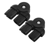 DOITOOL Adaptadores para Sillón Reclinable 2 Piezas de Plástico Resistente Conector Fijo para Sillas Plegables, Bisagra Móvil Compatible Tubos de Acero para Uso en Hogar y Oficina