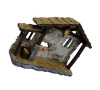 DOITOOL Adorno de Belén Navideño de Resina 11 CM Figura Decorativa para Interior Miniatura para Exhibición Religiosa Decoración de Escritorio y Árbol de Navidad Obsequio Cristiano