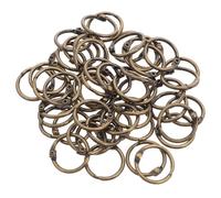 DOITOOL Aglutinante metálico para libros y cuadernos 50 piezas dorado 20x15 mm, apto para encuadernación de carpetas y proyectos DIY, con resistencia al desgaste