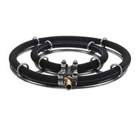 DOITOOL Aireador de pecera, generador de Burbujas, difusor de Estanque, Disco de Piedra de Aire, Mini Bomba de Aire, Accesorios, Anillo de Burbujas de Acero Inoxidable, burbujeador de Agua, Piedra de