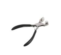 DOITOOL Alicates para Joyería de Acero Inoxidable con Mango Curvo Negro Mini Alicates Ergonómicos para Envolver Alambre y Hacer Pulseras Herramienta Profesional para Engarce de Cuentas