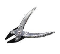 DOITOOL Alicates Paralelos de Punta Plana con Resorte para Joyería Herramienta Manual Pequeña para Reparación y Sujeción Precisa de Accesorios Metálicos