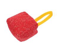 DOITOOL Almohada Mordedora para Perros Roja de Cuerda Gruesa Juguete Masticable Resistente para Entrenamiento E Interacción Adecuado para Mascotas Que Necesitan Desgaste Dental Casa