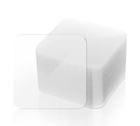 DOITOOL Almohadillas Adhesivas de Doble Cara Transparentes 80 Piezas Cuadradas Removibles sin Residuos para Montaje en Pared Adhesivo Fuerte y Reutilizable para Carteles y Decoración