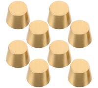 DOITOOL Almohadillas para Patas de Latón Cónico 10 Mm, 8 Unidades, Soporte para Bandejas y Tableros de Madera, Accesorios para Muebles, Base Elevadora para Exhibición y Mesa de Cocina