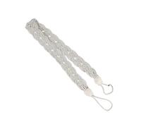 DOITOOL Alzapaños Accesorios Decorativos para Sala Tejidos Manualmente, 2 Piezas Beige, Cinturones Trenzados de Poliéster para Sujetar Cortinas para Cortinas Dormitorio y Terraza