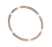 DOITOOL Anillo Bisel Metálico con Brillo para Watch Protector Decorativo Resistente Compatible con Reloj Diseño Elegante Rosa Dorado